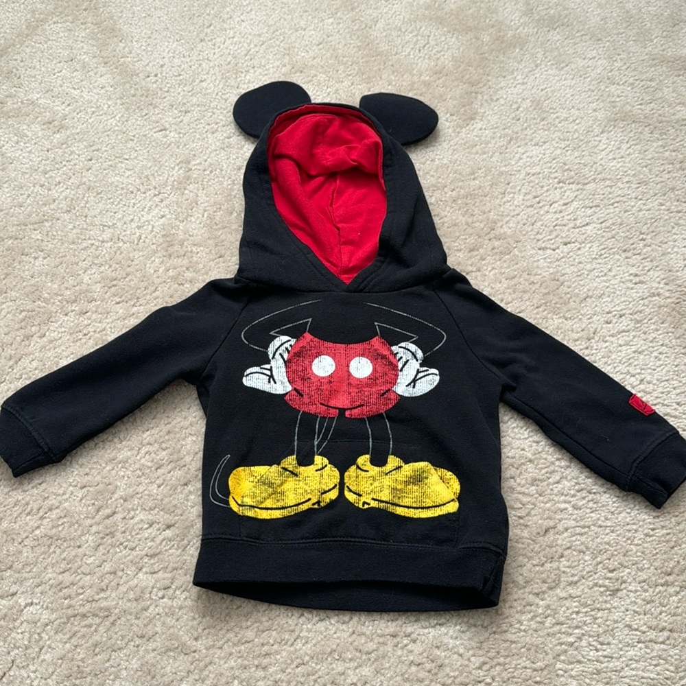 Disney Parks Mickey Mouse Baby Hoodie - Size 18M